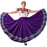 Authentic Mexican Skirt for Women Traditional Made by Original Mexican Artisans in Guerrero Folklorico Dress folklorico Skirt