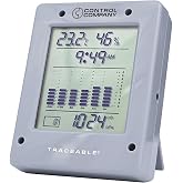 labForce (Powered by Thomas Scientific) Traceable Digital Barometer | Perfect for All Environments Including Plants &amp; Labs | Monitor Conditions of Environmental Air Parameters (1 Each)