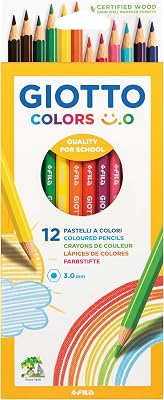 Colors Smiley Lápices de Colores, Colores Surtidos, 12 unidades
