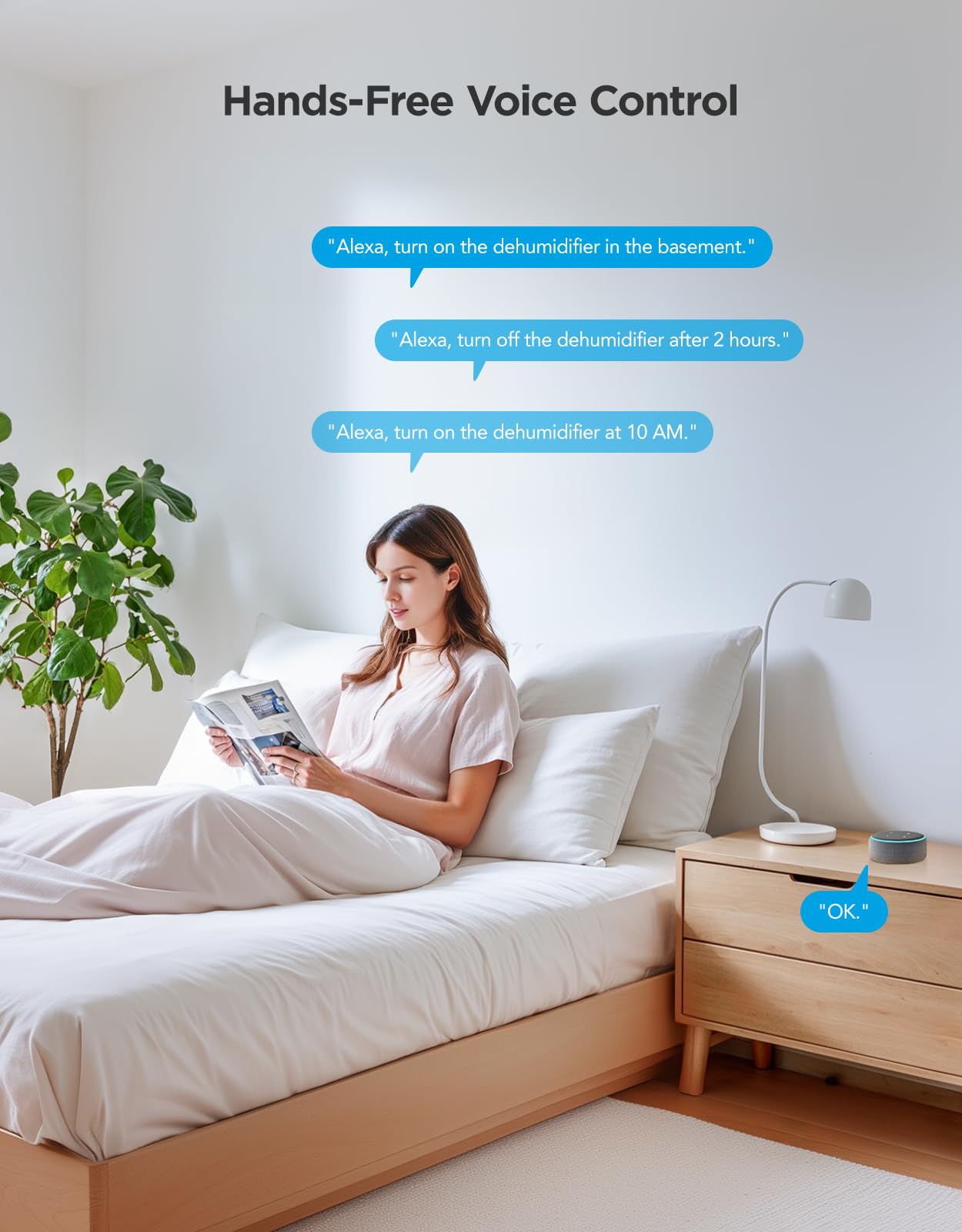 GoveeLife Dehumidifier for Home 4,500 Sq.Ft, 50 to 137 Pint Smart Auto Humidity Control, Drain Hose, 2.0Gal Bucket, Compressor Dehumidifiers for Basement with Auto Shut Off, Bathroom, Bedroom, Garage