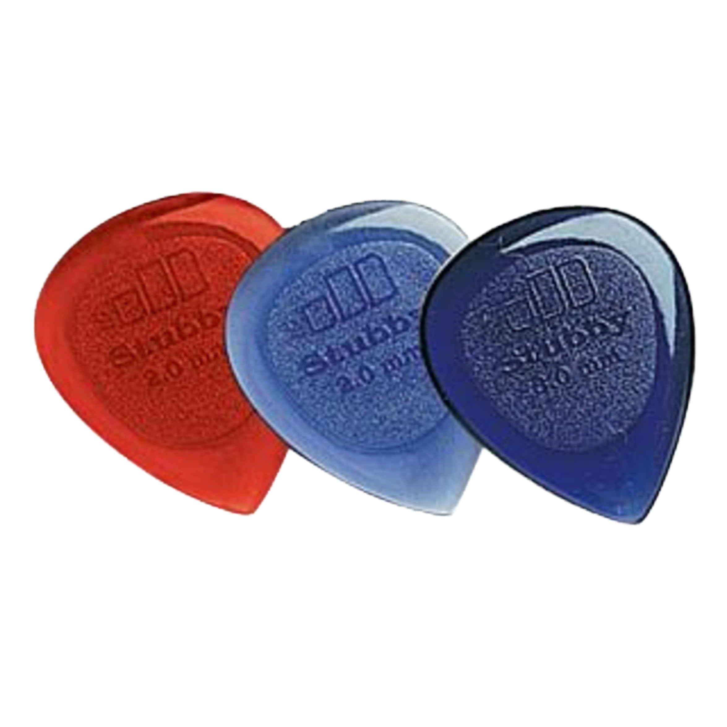 Dunlop Stubby Jazz 2 Plectrums, Pack of 24