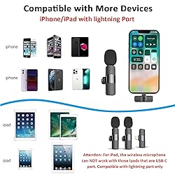 MAYBESTA Wireless Mini Microphone for iPhone 14