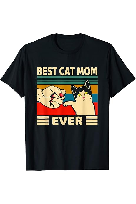 Best Cat Mom T-Shirt for Cat Lovers 