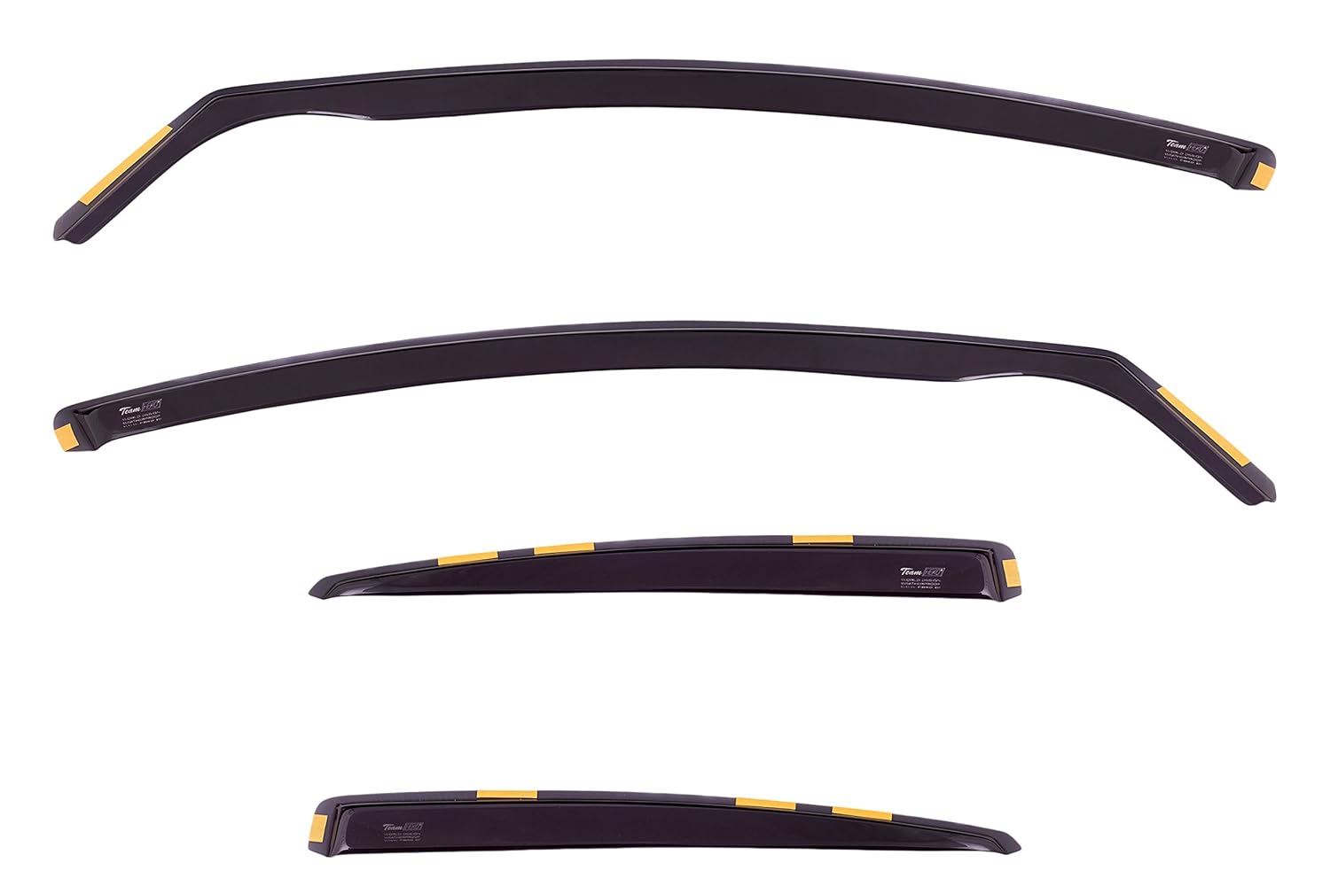 HEKO15279 Front Rear Wind Deflectors Fits Ford Mondeo 2007 on 4Door 5