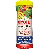 Sevin Insect Killer Dust, 1 Pound | Ready To Use Dust, Kills by Contact, Over 150 Listed Insects on Garden, Flowers, and Lawn, Aphid Killer and More