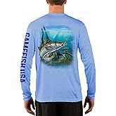GAMEFISH USA UPF 50 Microfiber Moisture Wicking Long Sleeve Performance Mahi