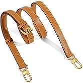 RYYXZXL Vachetta Leather Replacement Adjustable Shoulder Strap for L V Handbag Replacement Bag Strap