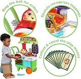 LeapFrog Build-a-Slice Pizza Cart Pretend Food Toy 30+ Pieces English view 4