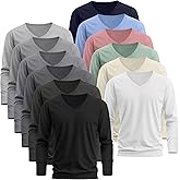 Velvelhall 12 Pack Men's Big and Tall Shirts