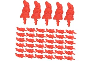 VILLCASE 80pcs Snowman Carrot Nose Carrots Snowman for Crafting Mini Nose DIY