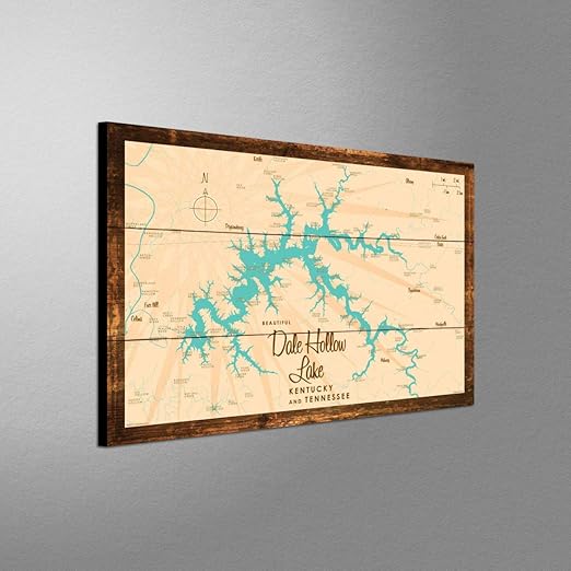 Amazon Com Dale Hollow Lake Kentucky Tennessee Vintage Style
