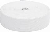 Trimming Shop 38mm Wide Elastic Band 5m Polyester Rubber Waistband Tape