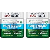 OWELL NATURALS Arthritis Pain Relief Ointment with Arnica & MSM – Deep Penetrating Joint & Muscle Therapy for Knee, Back, Sore Muscles, Legs, 3.5 oz (2 Pack)