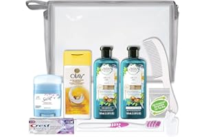 Convenience Kits international 10 PC Deluxe Kit, Featuring: Herbal Essence Argan Oil Hair Care and Body Care Travel-Size Products