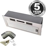 SIA 70cm Under Cupboard Canopy Cooker Hood Extractor Fan with 1m Ducting view 9