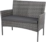 Panana Rattan Garden Furniture 4 Piece Set Grey Cushions view 9