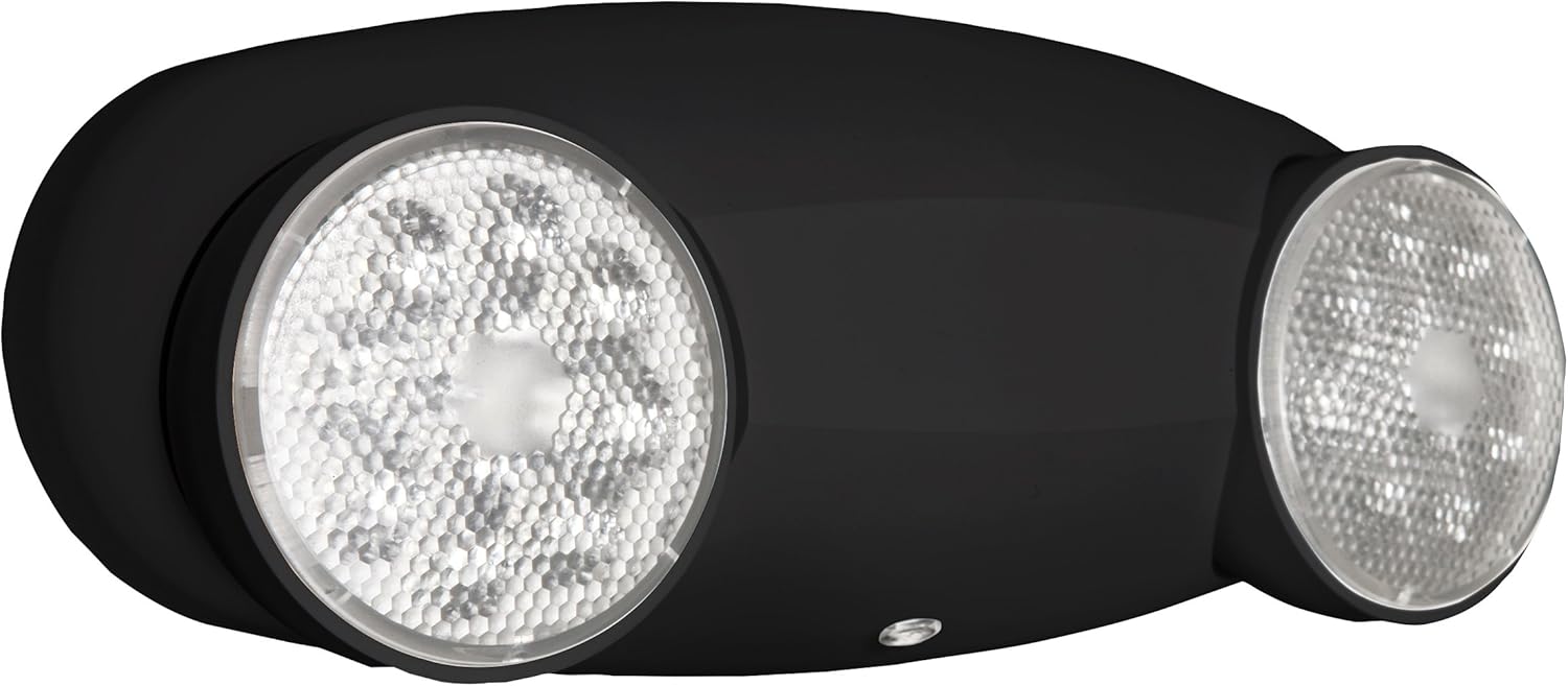 Lithonia Lighting ELM2 LED B M12 Quantum 2Light Black LED Emergency