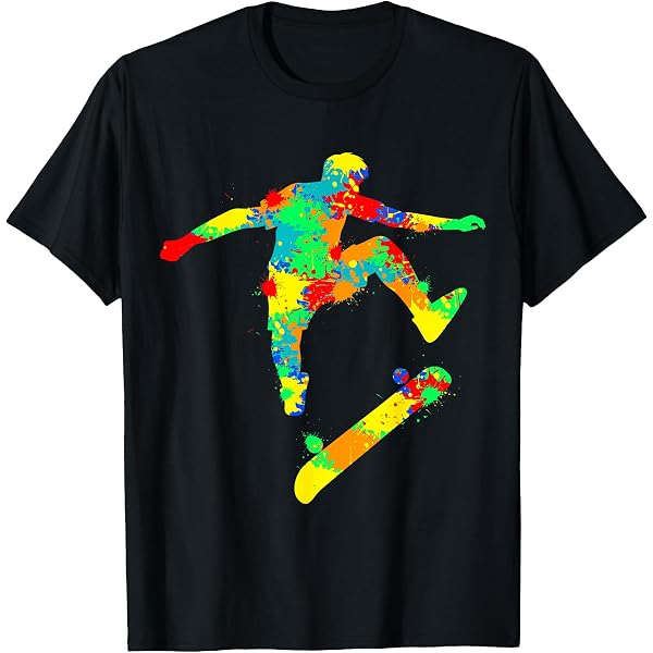 T-Shirt Retro Skateboard – Pour Skateurs, Skateparks Et Amateurs De Planche