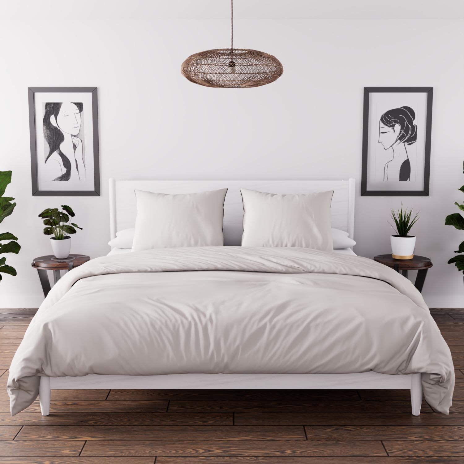 Timeless Bohemia Comforter Cover Set, Ecru, 220 x 240 cm