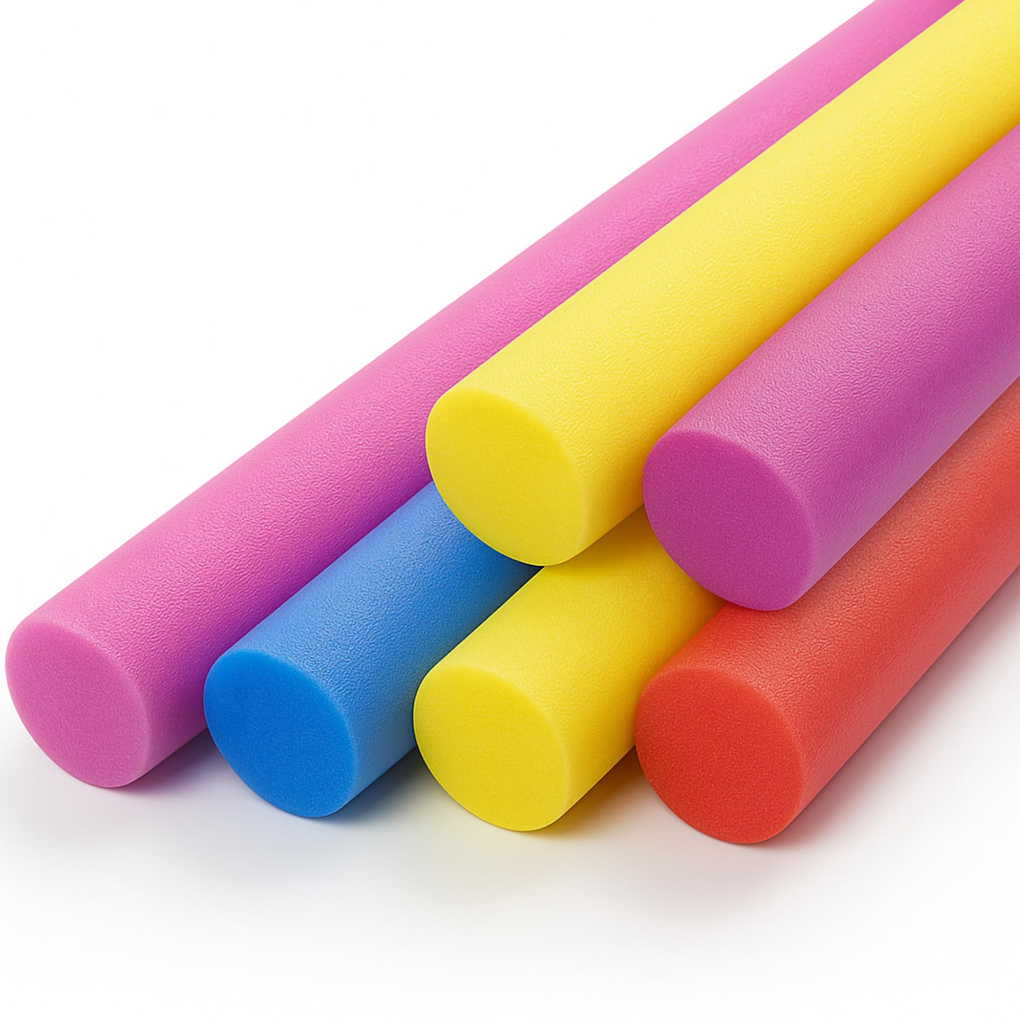 Laeto Foam Pool Noodle – Durable Swim Noodles for Adults & Kids | Floating Foam Sticks for Exercise & Fun | Pack of 2 or More – Assorted Colors (2 Chosen at Random)