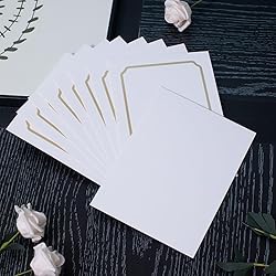 Litpoetic 100 Pack Photo Folder Frame for 4x6 or