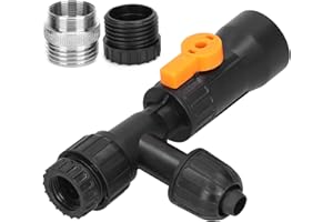 Aquarium Water Changer Faucet Splitter,Top Fin Attach Faucet for Fish Tank Adapter Changer,Aquarium Pumps & Filters Aquarium 