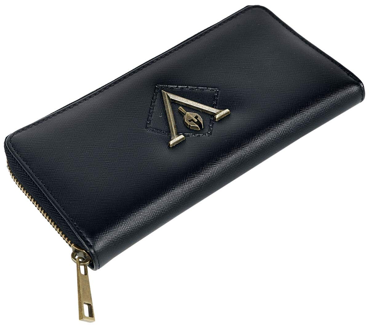 Difuzed Assassin's Creed Odyssey Metal Logo Badge Premium Ladies Wallet Purse Black