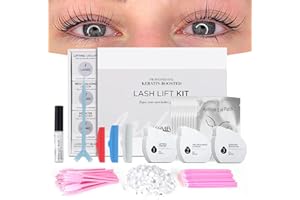 LASHVIEW Lash Lift Kit,Lash Lift,Professional Eyelash Perm Kit,Liquid Set,Semi-Permanent,Curling Perming,Wave Lift Extension Perm Set,10 Times