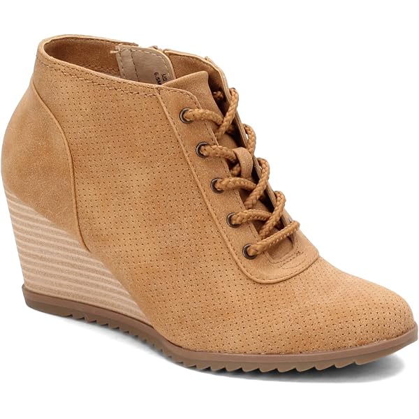 CUSHIONAIRE Bota Con Cuña Ilena Para Mujer + Memory Foam, Anchos Anchos Disponibles, Taupe 37 EU