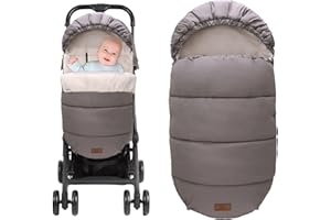 Miracle Baby Bunting Bag for Stroller, Warm Fleece Footmuff with Zippers, Convertible Infant Toddler Sleeping Bag Blanket for Boys Girls