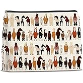 LyoGao Horses Gifts Makeup Bag, Horses Gifts for Animal Lovers Teen Girl Horse Stuff Cosmetic Bag