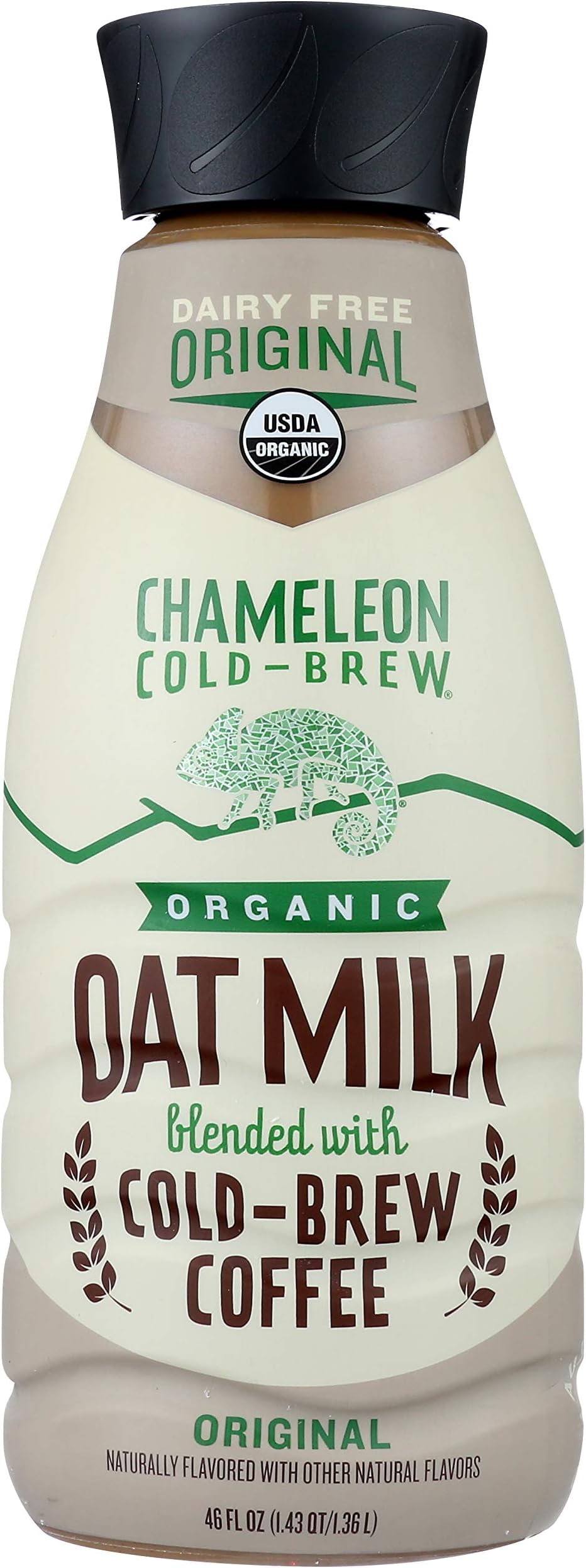 Chameleon Cold Brew, Coffee Cold Brew With Oat Milk Original, 46 Fl Oz