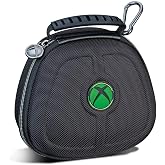RDS - Game Traveler Xbox Series X|S Controller Case - Licensed and Tested by Xbox, Hard Shell Ballistic Nylon, Securely Holds Your System X|S Controller, Mesh Pocket Holds Charge Cables