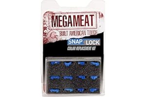 G5 OUTDOORS G5 Megameat Deadmeat V2 Replacement Collars Clip-On Secure Hunting Target Shooting Broadhead Blade Deployment Control SnapLock Retention System, 12 Pack