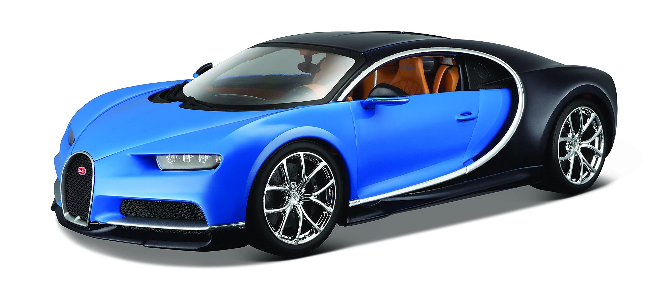 Bburago B18-11040 1:18 Scale "Highly Detail Of A Bugatti Chiron" Die-Cast , Blue