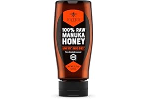 Nature Nate's | Raw Manuka Honey MGO 263+ | UMF 10+ Certified | 13.2 oz Squeeze Bottle