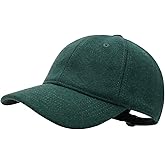 GADIEMKENSD Unstructured Wool Baseball Caps Winter Warm Hat Adjustable