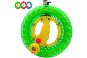 TianYueFly Kite Reel and Kite String Spool,8inches Dia with 1000ft String, with Lock and Connector for Kids & Adults (Green)