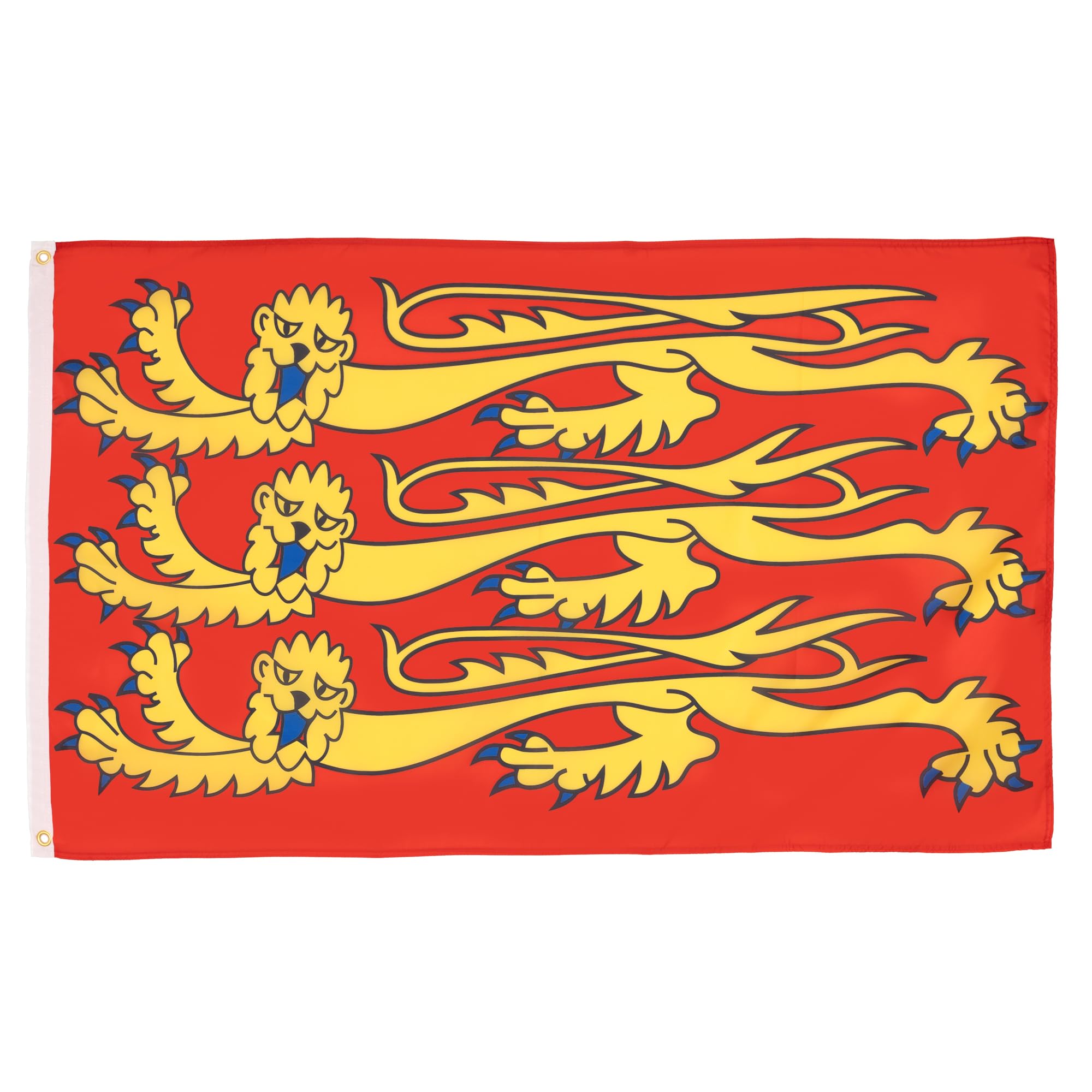 AZ FLAG - Richard The Lionheart Flag - 2x3 Ft - 100D Polyester Richard I Of England Banner with Two Metal Grommets - Fade Resistant - Vivid Colors - 2' x 3' Feet - 90x60 Cm