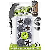 GorillaFelt CB257 Chair Leg Floor Protectors/Felt Glides (Set of 8) Tap On Felt Furniture Pads Guaranteed to Stay On, 1 Inch