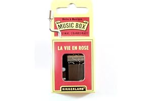 Kikkerland La Vie En Rose Crank Music Box