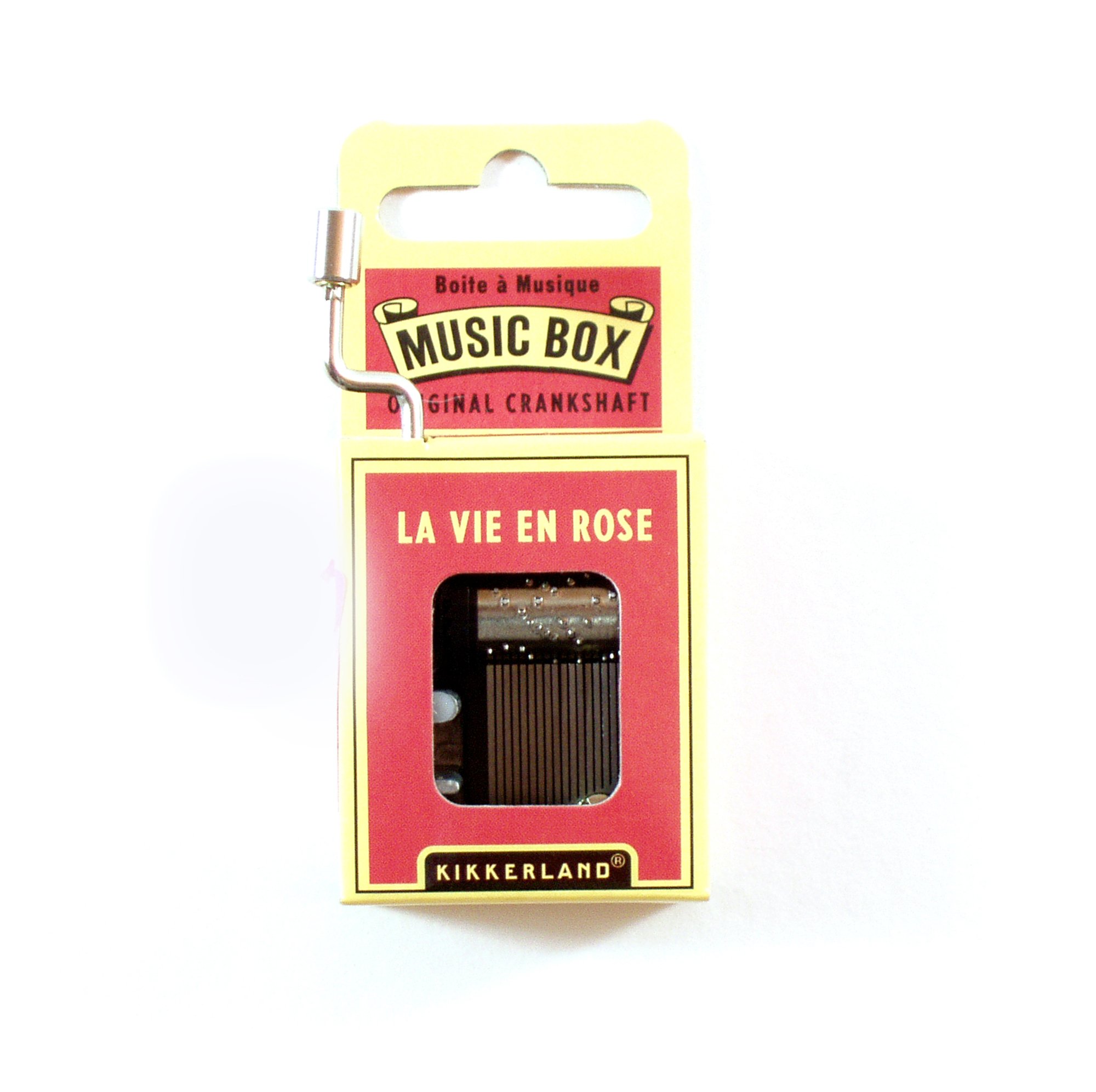 Kikkerland La Vie En Rose Music Box, Siler,1233