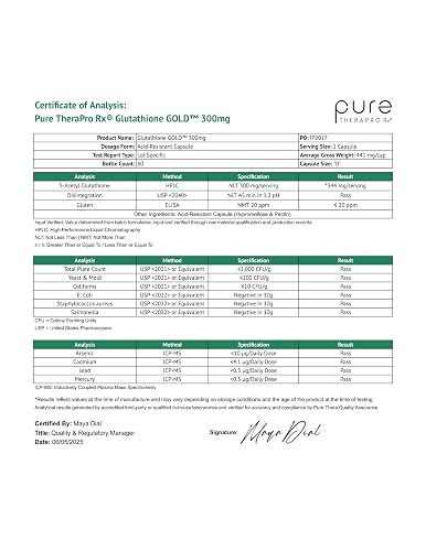 pure therapro rx glutathione gold S-Acetyl Gold, Extra-Strength | Patented Acetylated Form of Glutathione (EMOTHION) from Italy | Pharmaceutical Grade | Zero Fillers (60 Capsules (300mg)) in Saudi Arabia Copper Peptide Shower Routine CAS 2381089-83-2 Color:Hikari Slim (Blue)