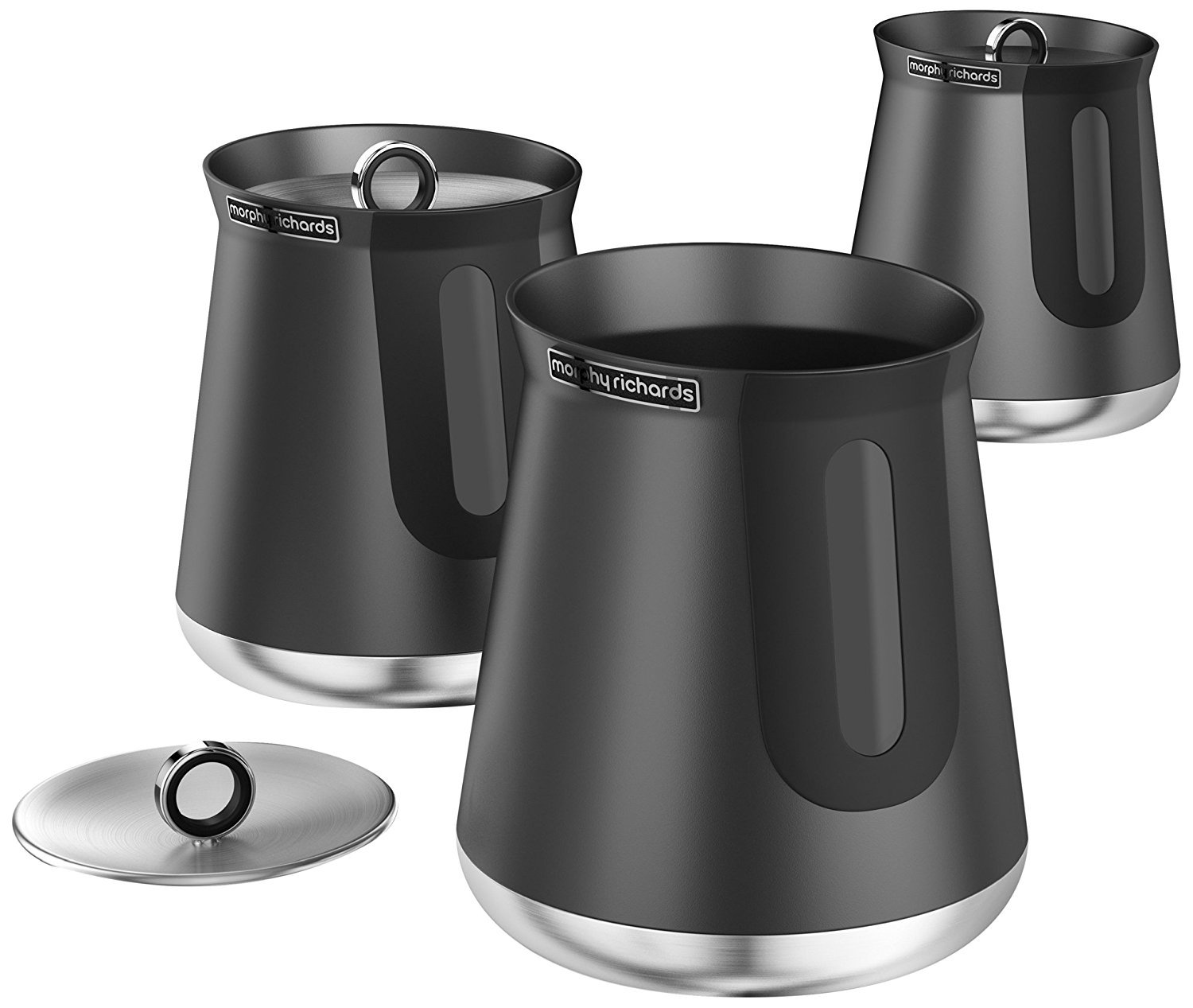 morphy richards dimensions tea coffee sugar canisters