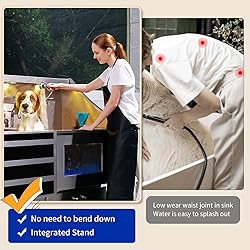 POLIMO Dog Washing Station, LED Professional