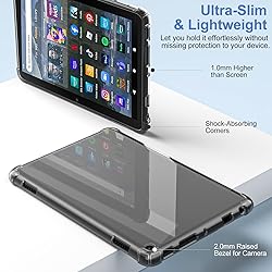 Clear Case for Kindle Fire HD 8 & Fire HD 8 Plus