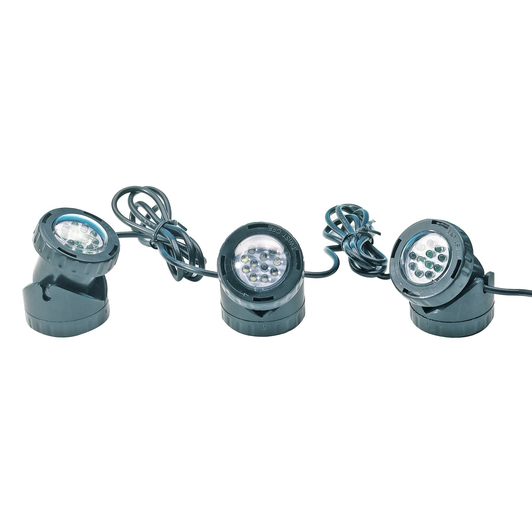 Heissner Aqua LED Light Set of 3 Unterwasserspot U130–T