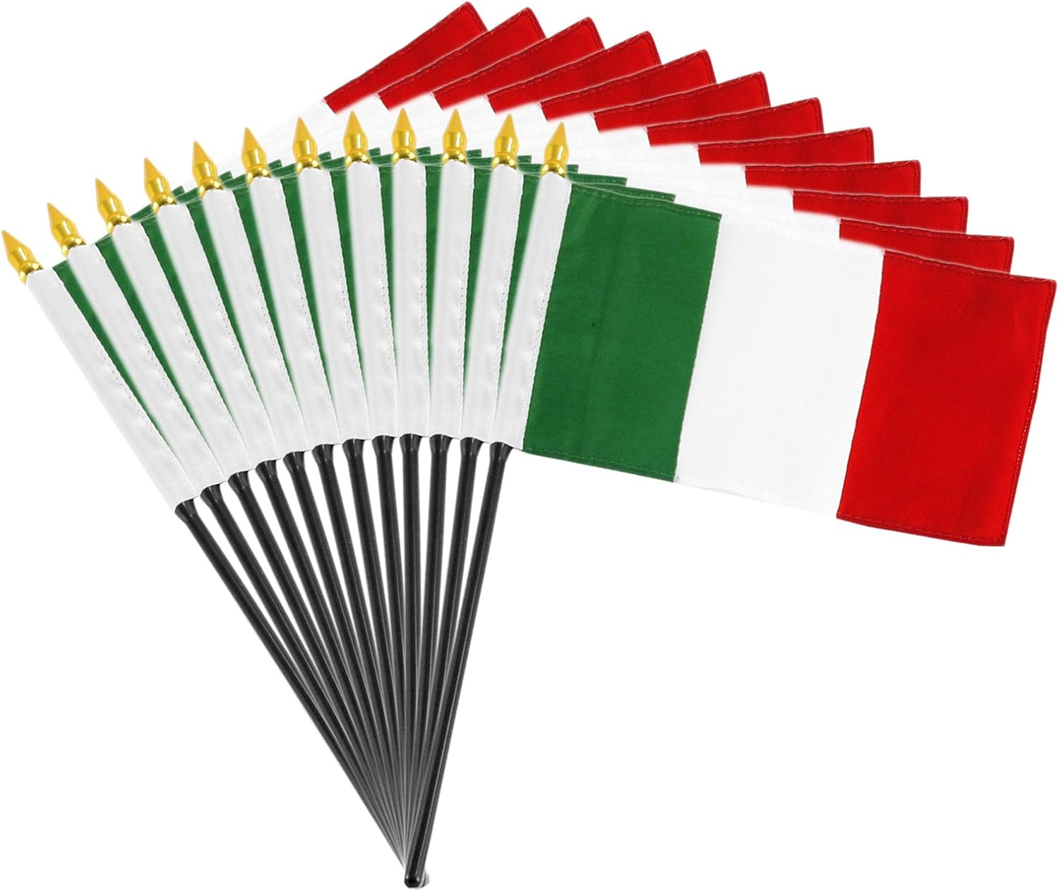 Amazon Com 12 Pack Of 4x6 Inch Italian Flags 12 Pack Garden Outdoor