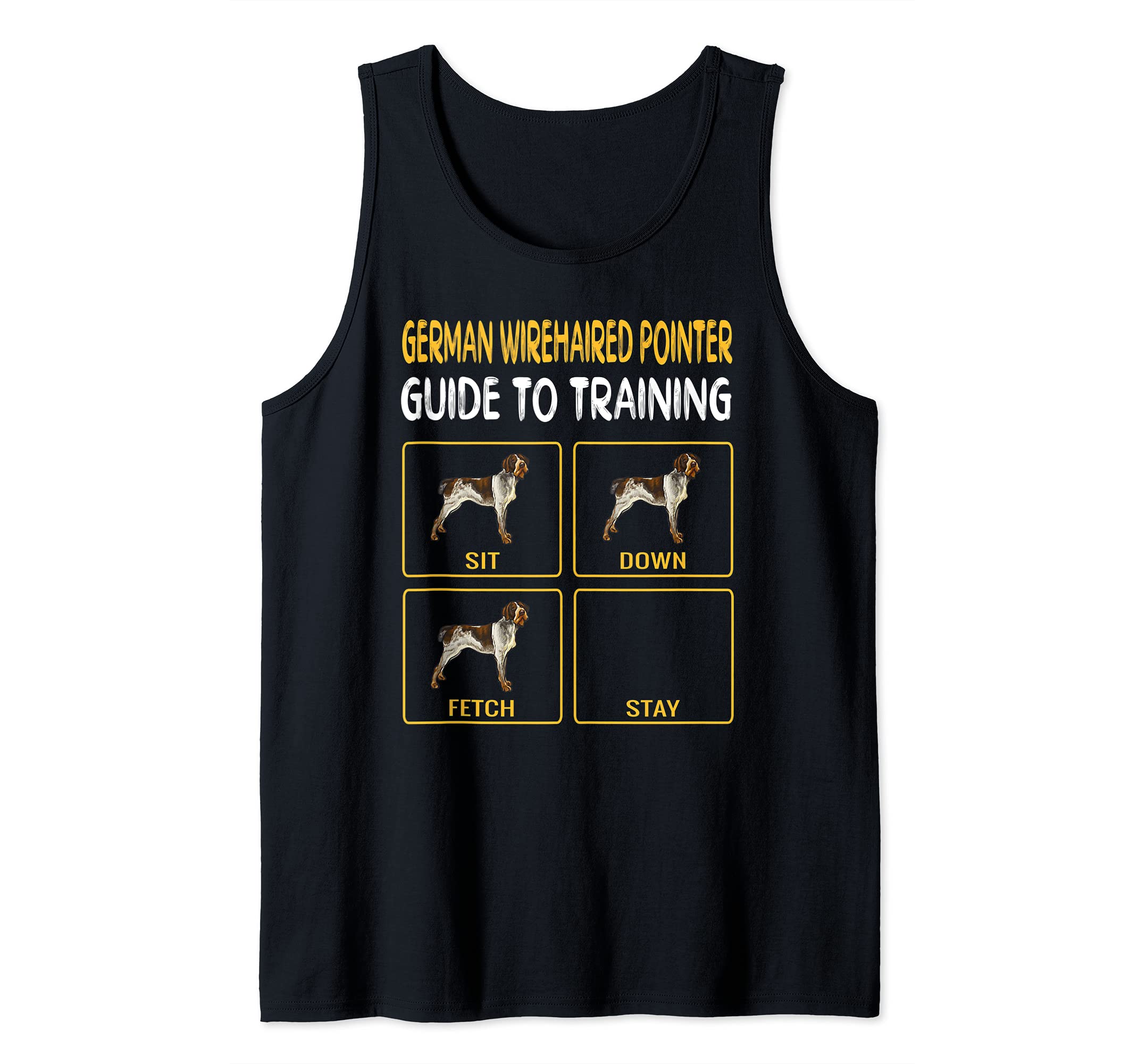 German Wirehaired Pointer Guide To Training Dog Obedience Tank Top