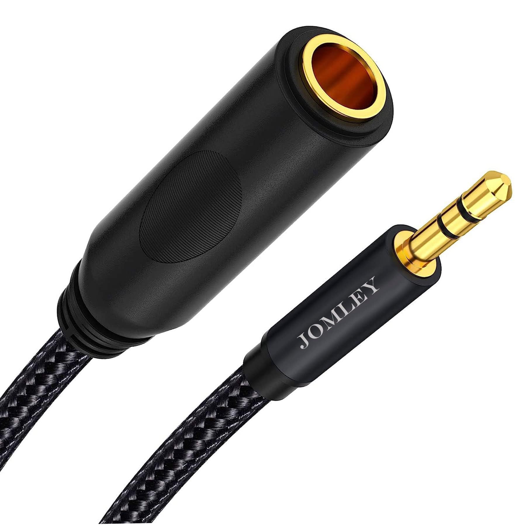 JOMLEY Headphone Adapter 3.5mm to 6.35mm, 6.35mm Female to 3.5mm Mini Jack Male Stereo Audio Jack Adapter for Headphone, Amplifiers, Guitar - 30cm